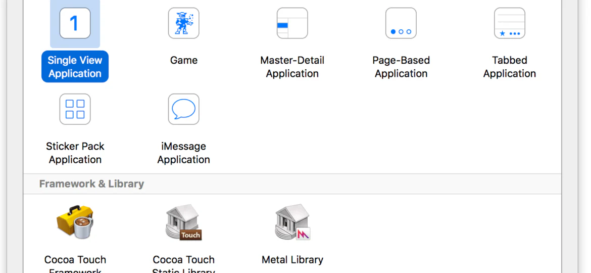 Single View iOS Project