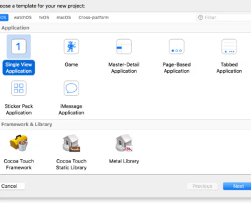 Single View iOS Project