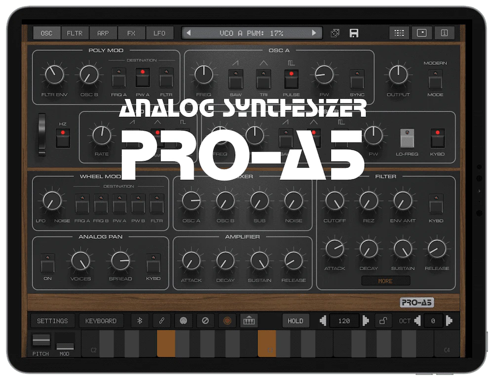 A classic poly synth finds new life on your iPad and iPhone...