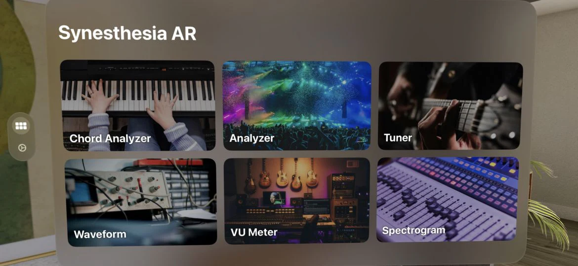 home view for synesthesia AR