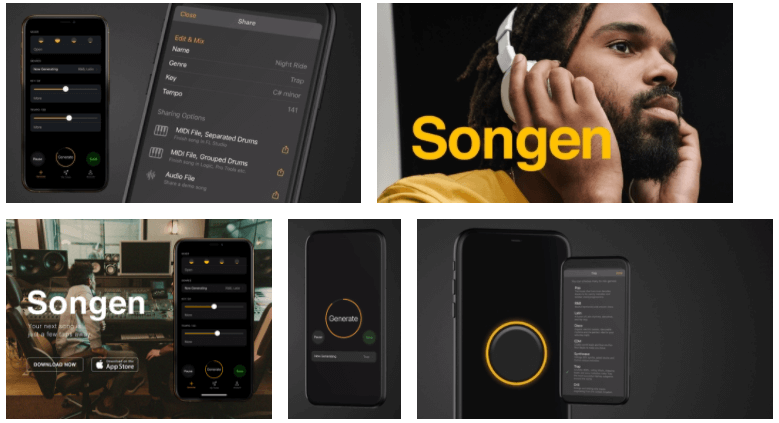 Songen: AI-assisted music production, Built with AudioKit!