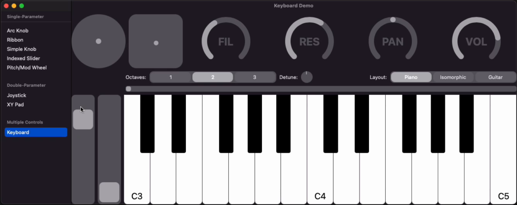 FREE CONTROLS CODE: User interface elements including knobs, sliders, XYPads, and more